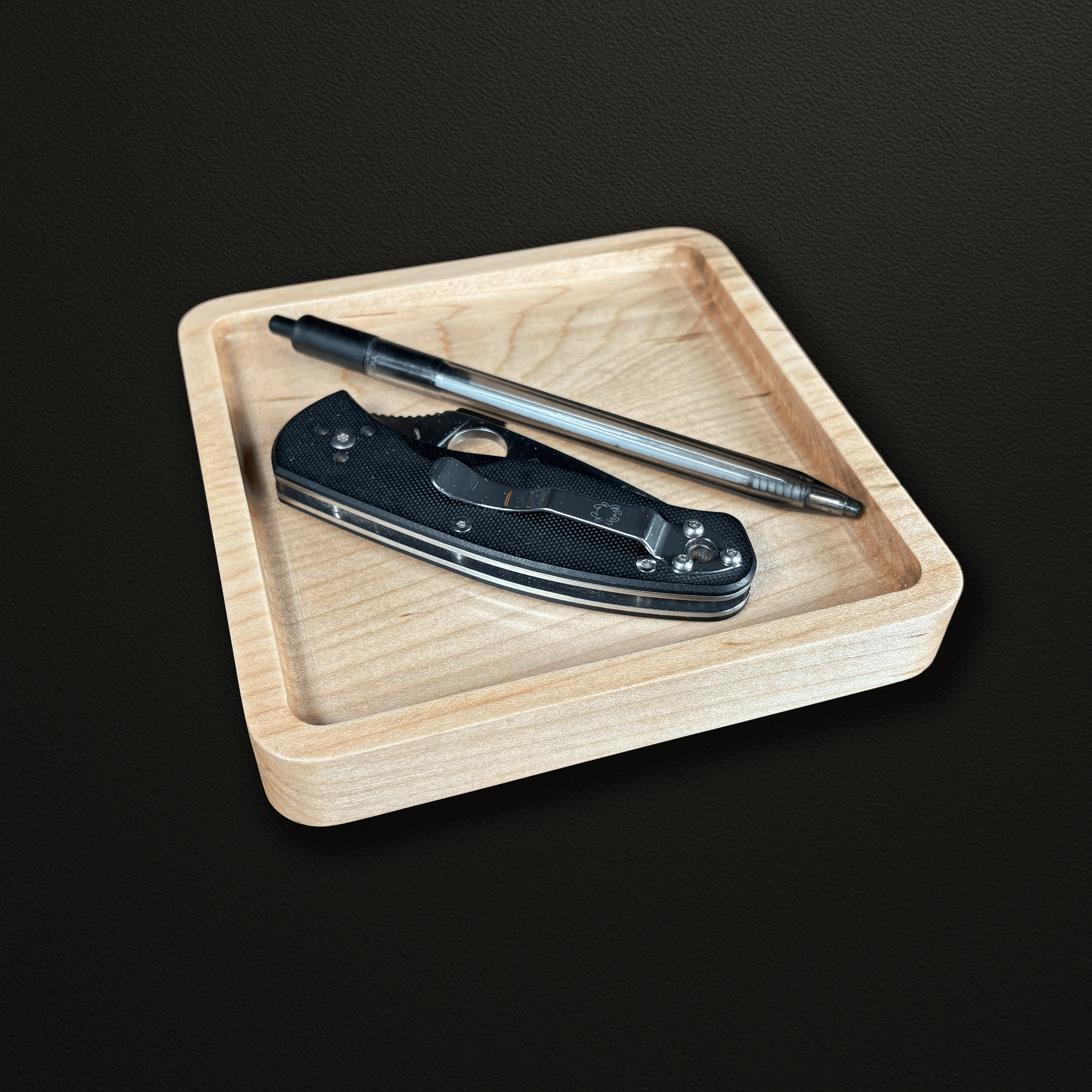 Handcrafted Maple Catch-All – Single Piece