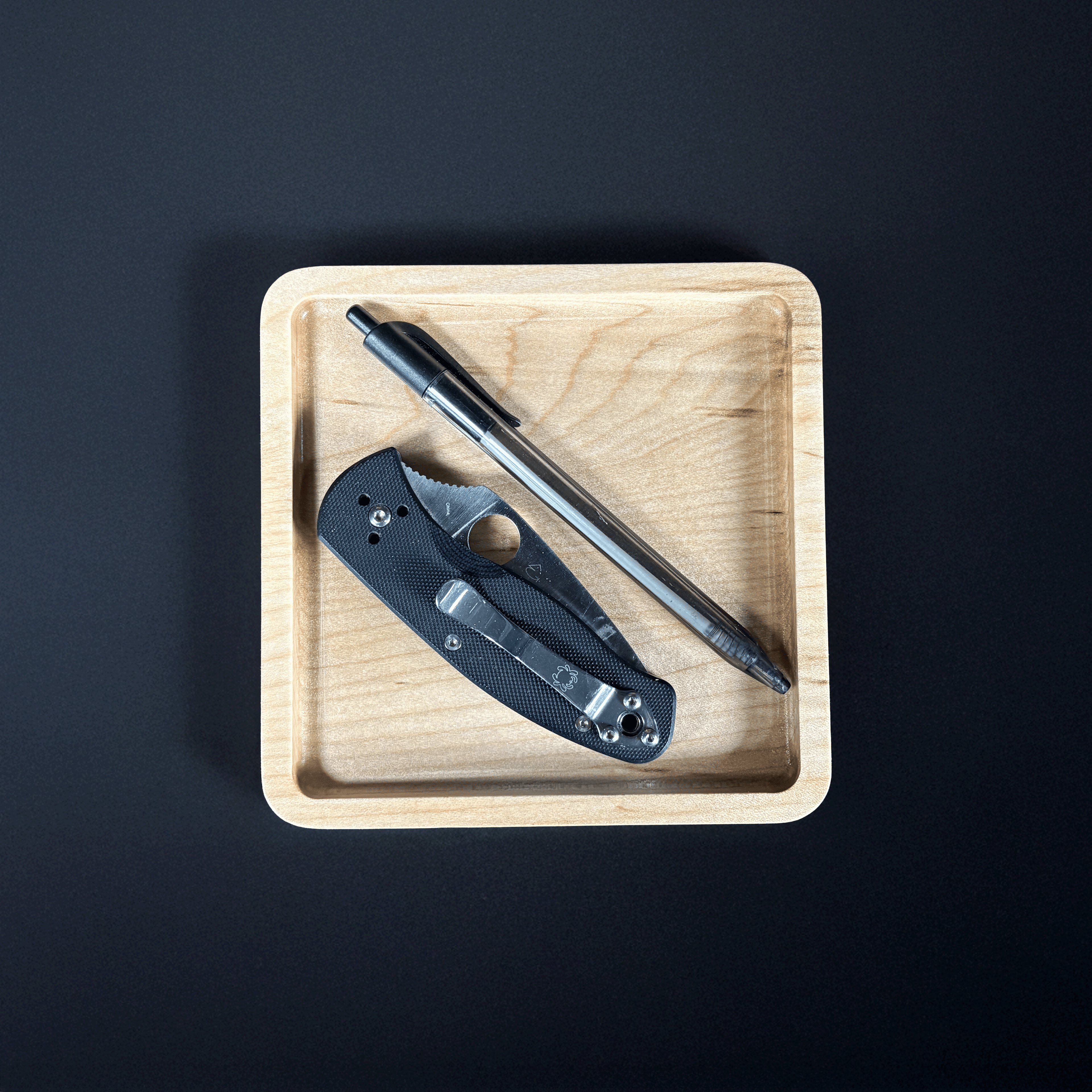 Handcrafted Maple Catch-All – Single Piece